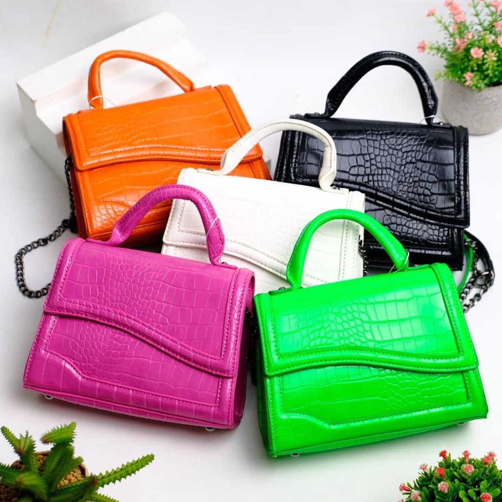 TAS WANITA SELEMPANG RANTAI Z336 SLING BAG PREMIUM IMPORT