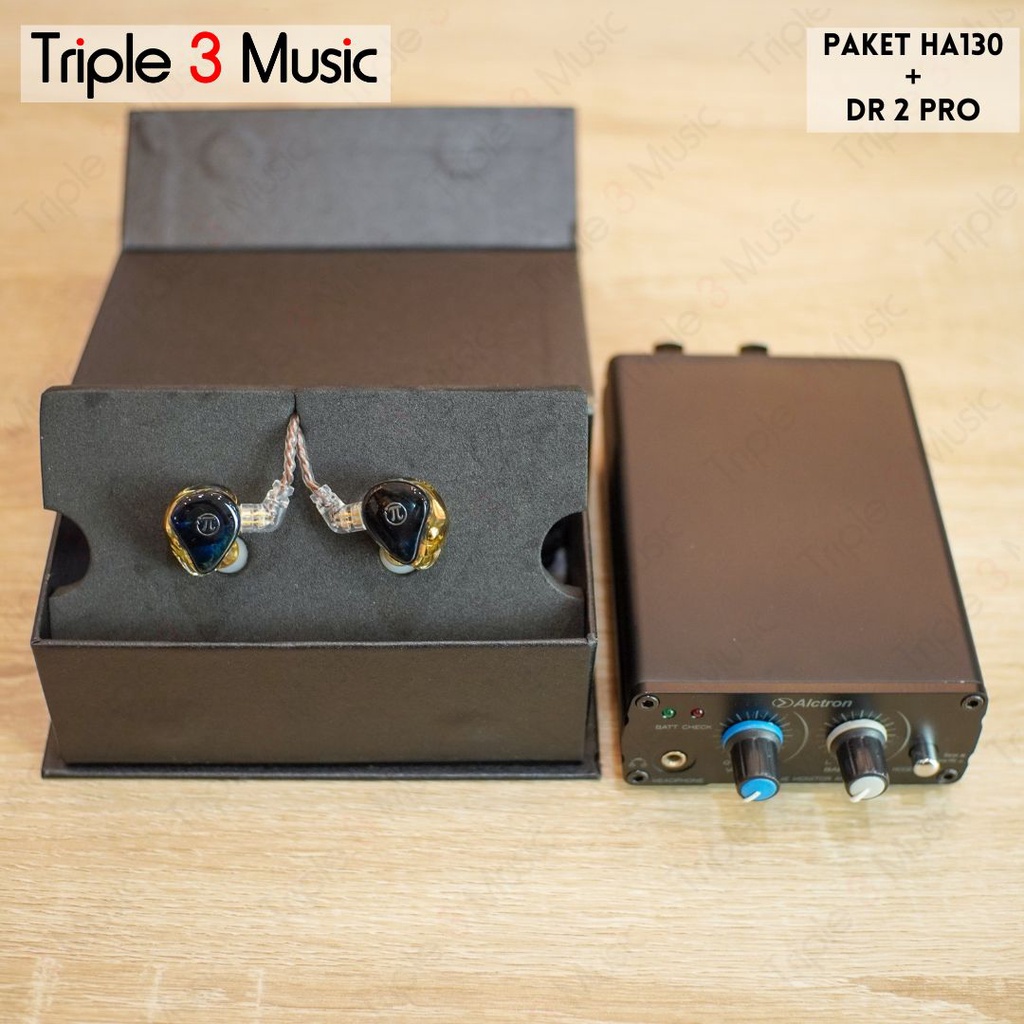 Paket IN EAR MONITOR iem panggung Pi Audio With Amply hp alctron HA130