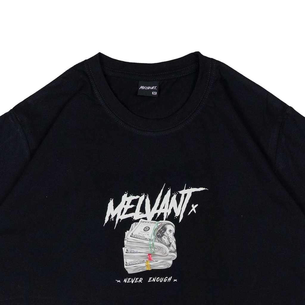 MTS MONROE BLACK - MELVANT TSHIRT - PROMO KHUSUS SHOPEE