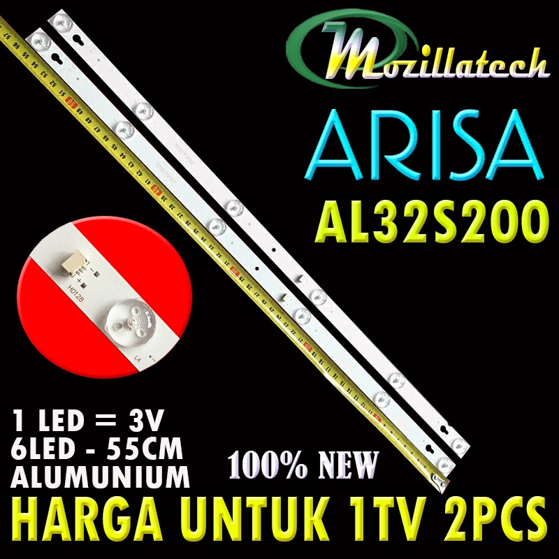 BACKLIGHT ARISA AL32S200 32S200 32AL200 LAMPU BL BACKLIGHT TV ARISA 32AL