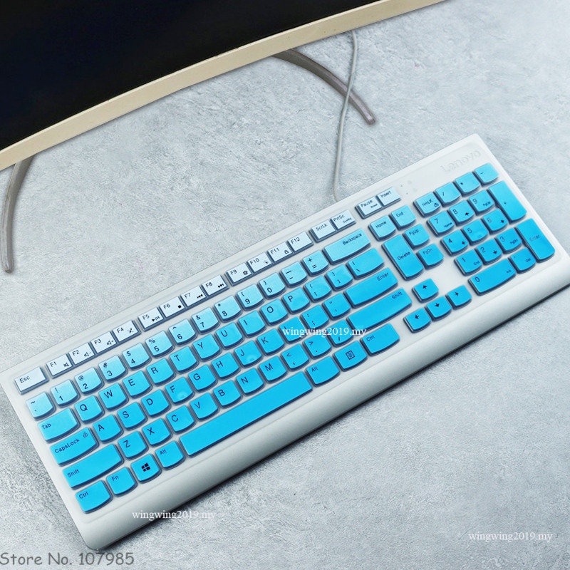 Skin Cover Pelindung Keyboard Wireless Bahan Silikon Untuk Lenovo Essential All in one PC KBRFBU71 KB318W