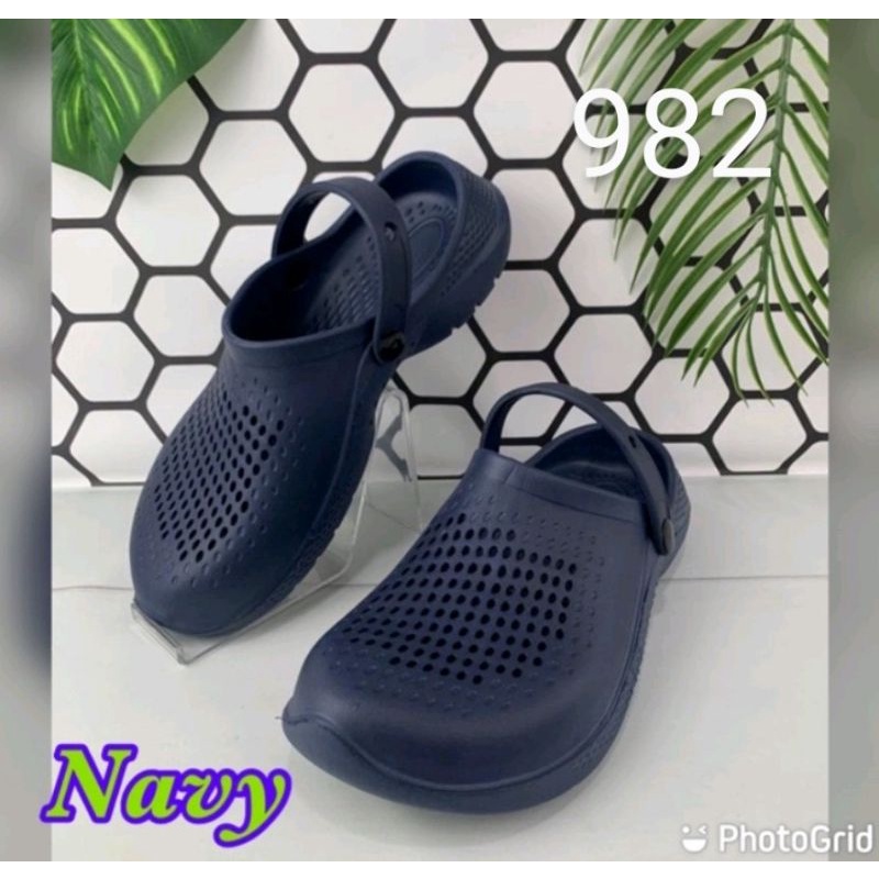 Sandal Baim, Sendal Kodok Hema, Sandal Medis Dokter Suster, Sandal Umroh Haji, Sandal Chef, Sandal Rumah Anti Slip Model Crocs 982