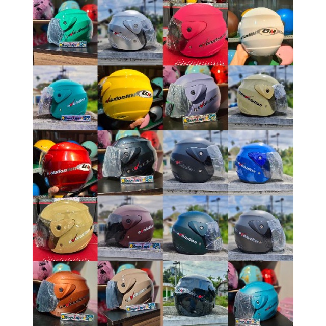 Helem  GM Evolution Dewasa Promo murah kaca hitam