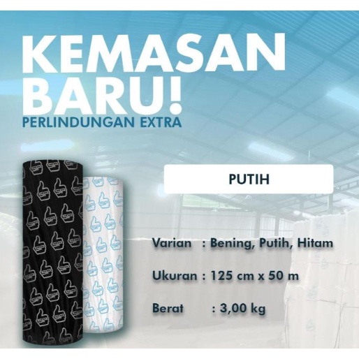 

PLASTIK BUBBLE WRAP 3 kg 125 cm x 50 m TERMURAH KUALITAS PREMIUM