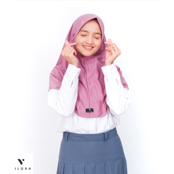 【rPX】KERUDUNG JILBAB ORIGINAL VILORA DAN AZZAZNA SERUT SEKOLAH SD SMP SMA | Jilbab Instan Anak Sekol