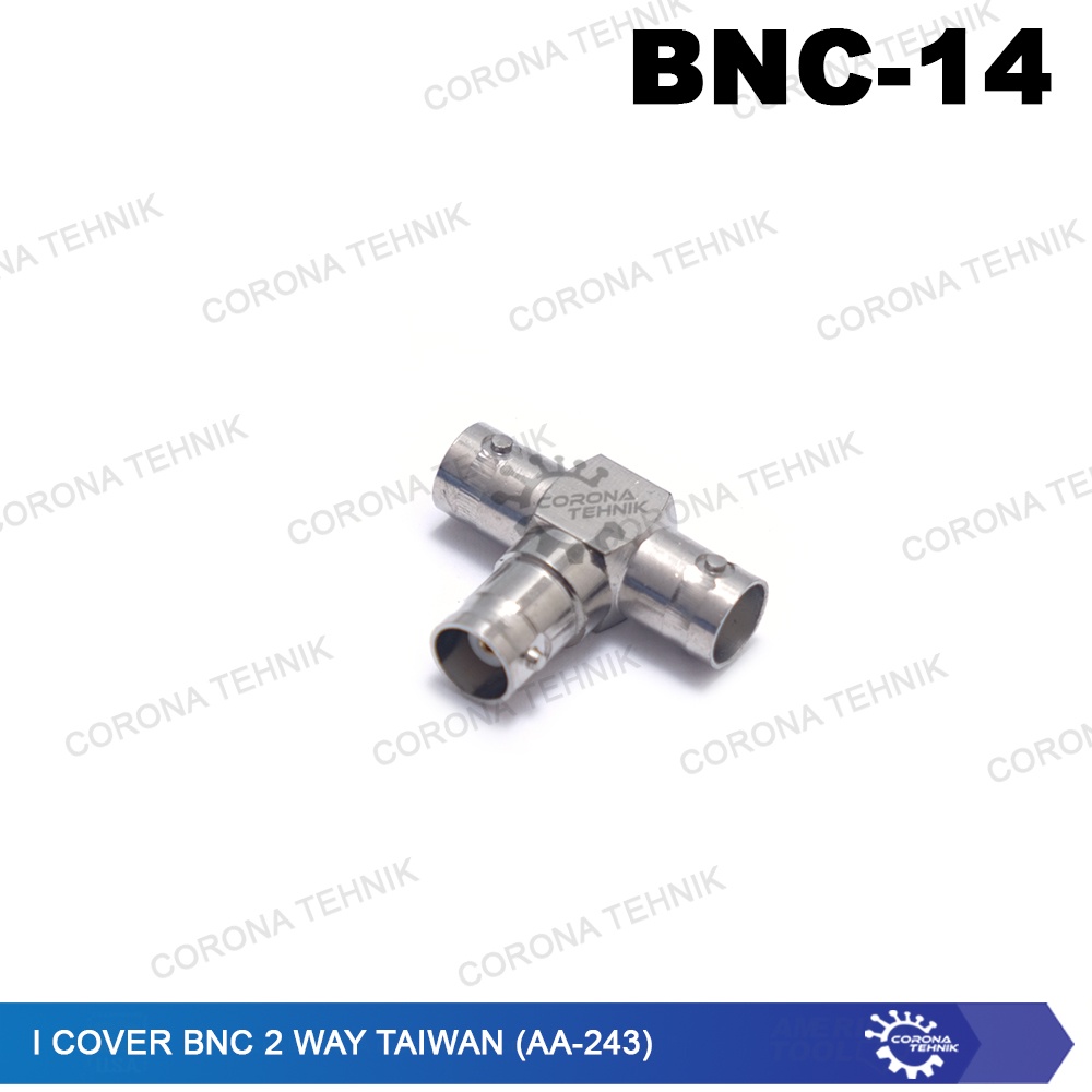 (3 Cabang Cover BNC (AA-243) I Cover BNC 2 Way Taiwan