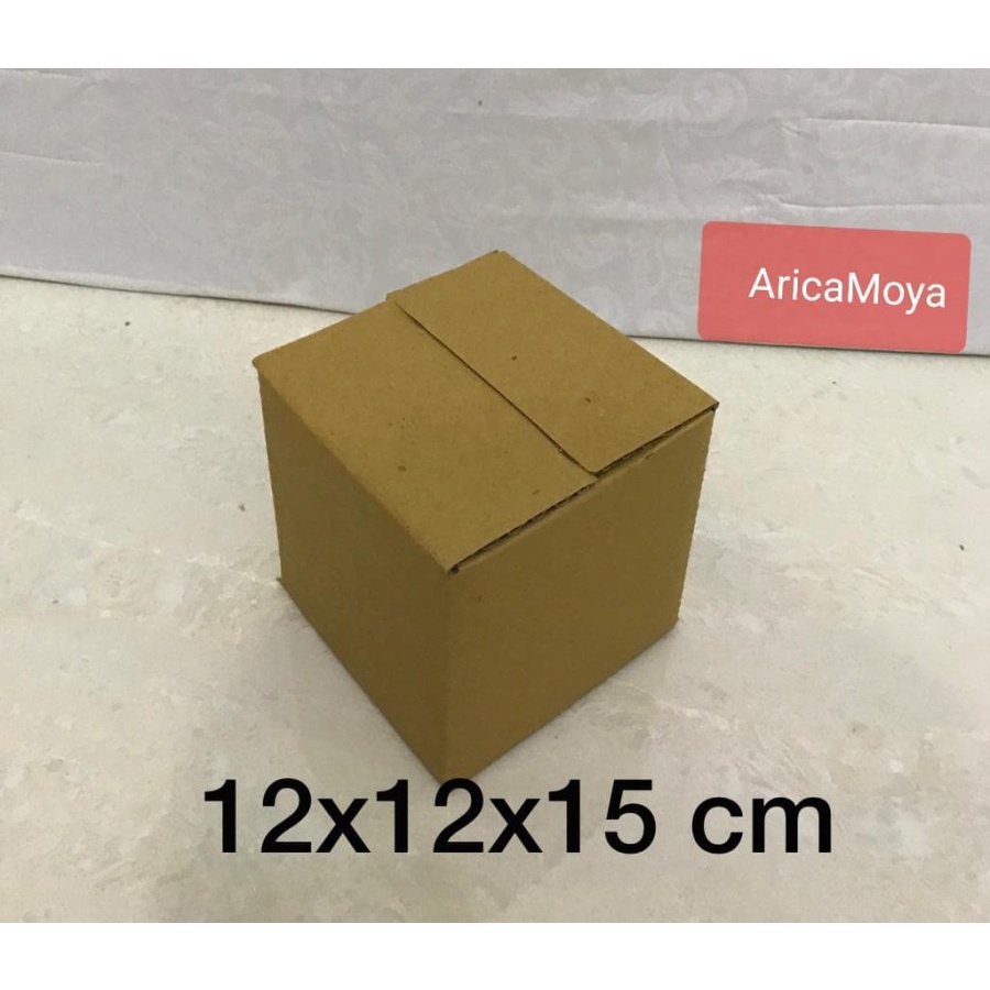 

kardus/karton/box uk.12x12x15 cm untuk packing, singelwall polos