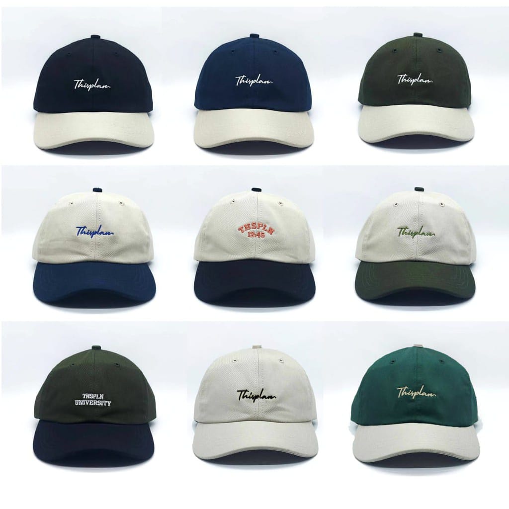 TOPI BASEBALL UNISEX THISPLAN// TOPI BASEBALL KOMBINASI