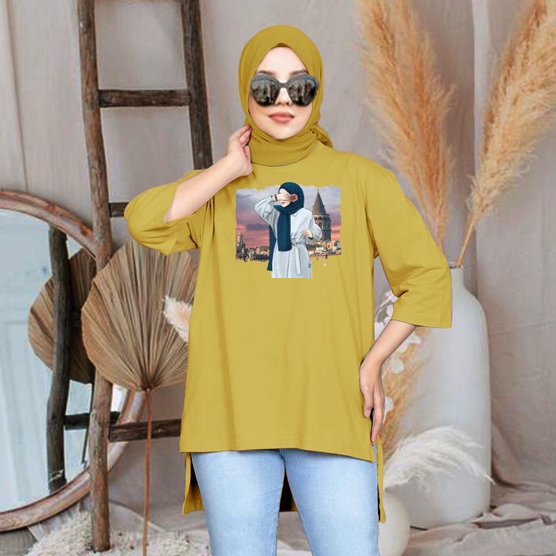 FC- TUNIK BASIC OVERSIZE WANITA HIJAB'S VARIASI 070 DTF