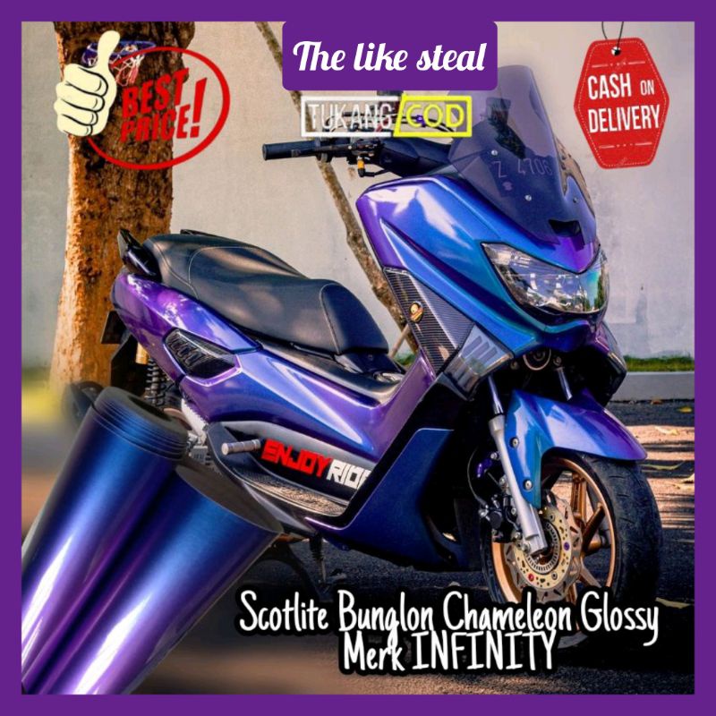 SKOTLET BUNGLON AURORA STIKER SCOTLITE CHAMELEON MERK INFINITY