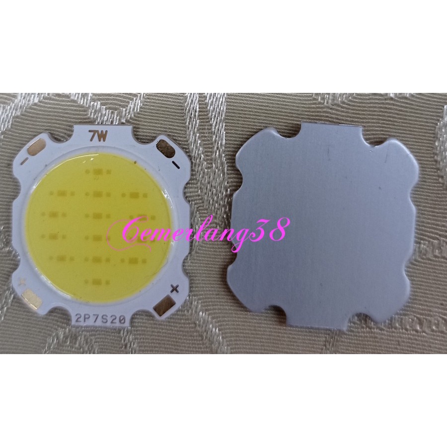 LED COB 7W Putih/White 25/23 mm 21-23,8V 240 mA High Power LED