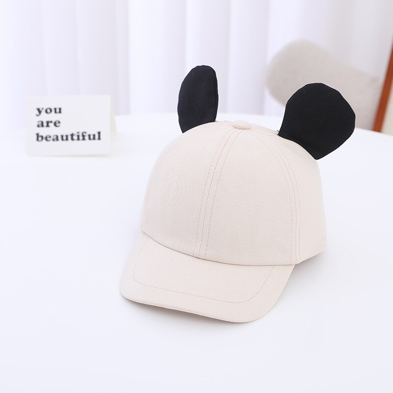 READY STOK!!! topi lucu anak unisex usia 1-3 tahun model POLOS KUPING keren import premium /  babylovanta