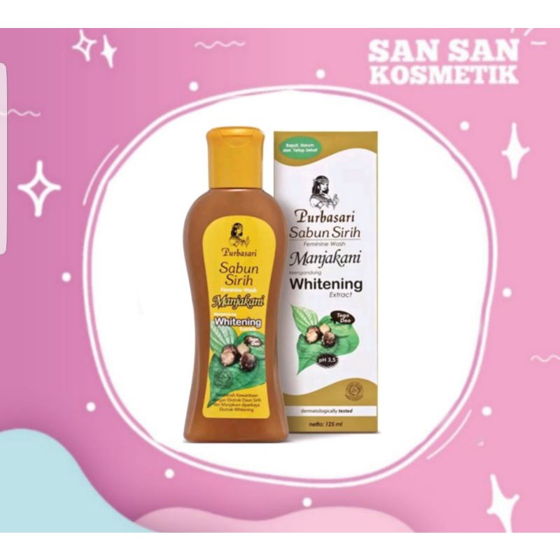 Purbasari sabun sirih manjakani whitening