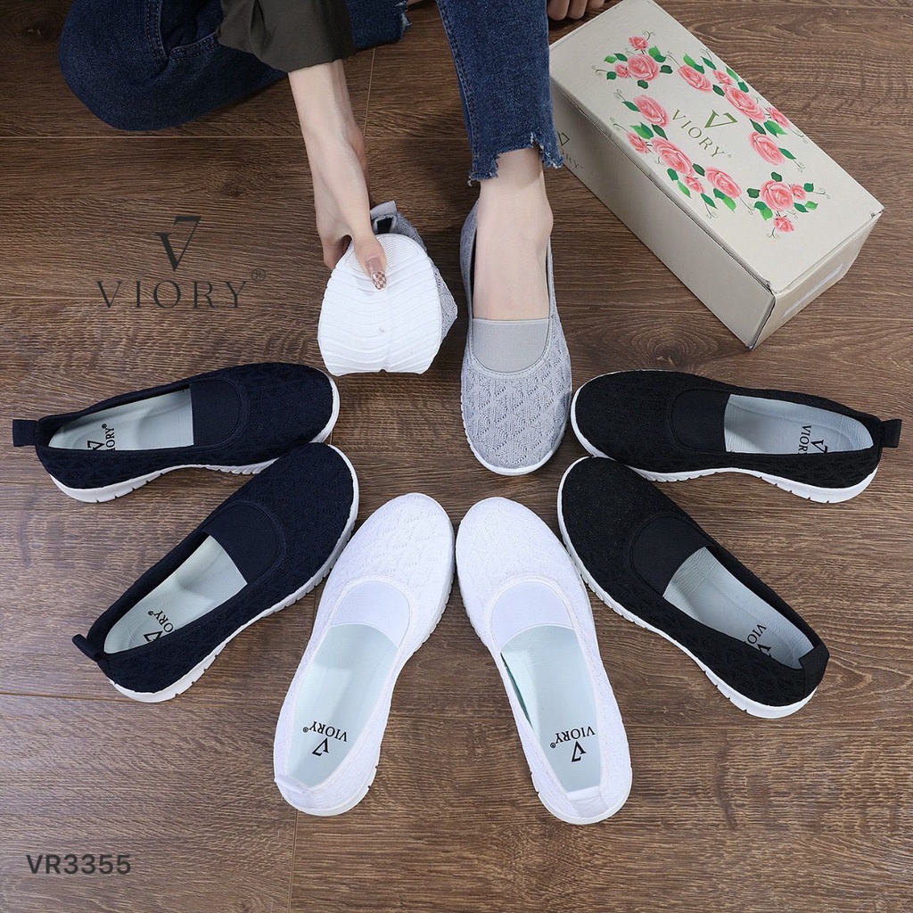 VIORY Sepatu Wanita Flat Shoes #VR3355 ORIGINAL