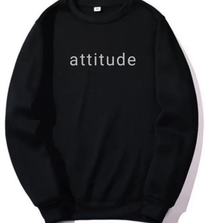 Murah Sweater Pria Distro Japan Crewneck Hitam Sablon Suiter Cowok Jumbo Switer Krunek