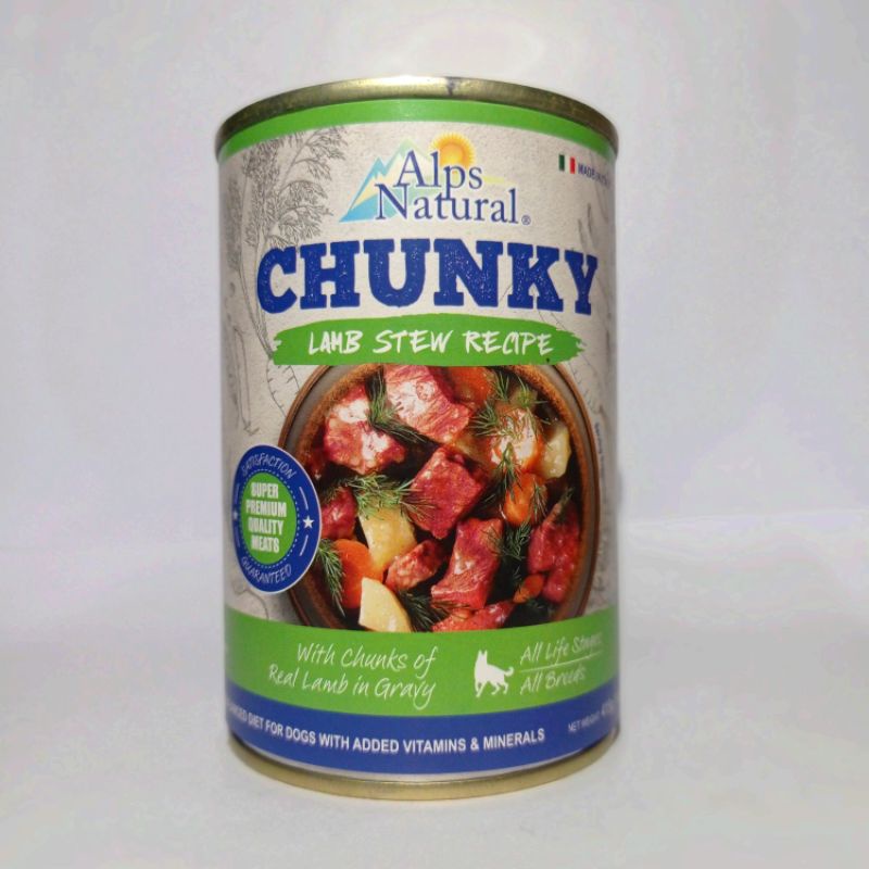 alps Chunky 415gr makanan anjing/wet food - LAMB