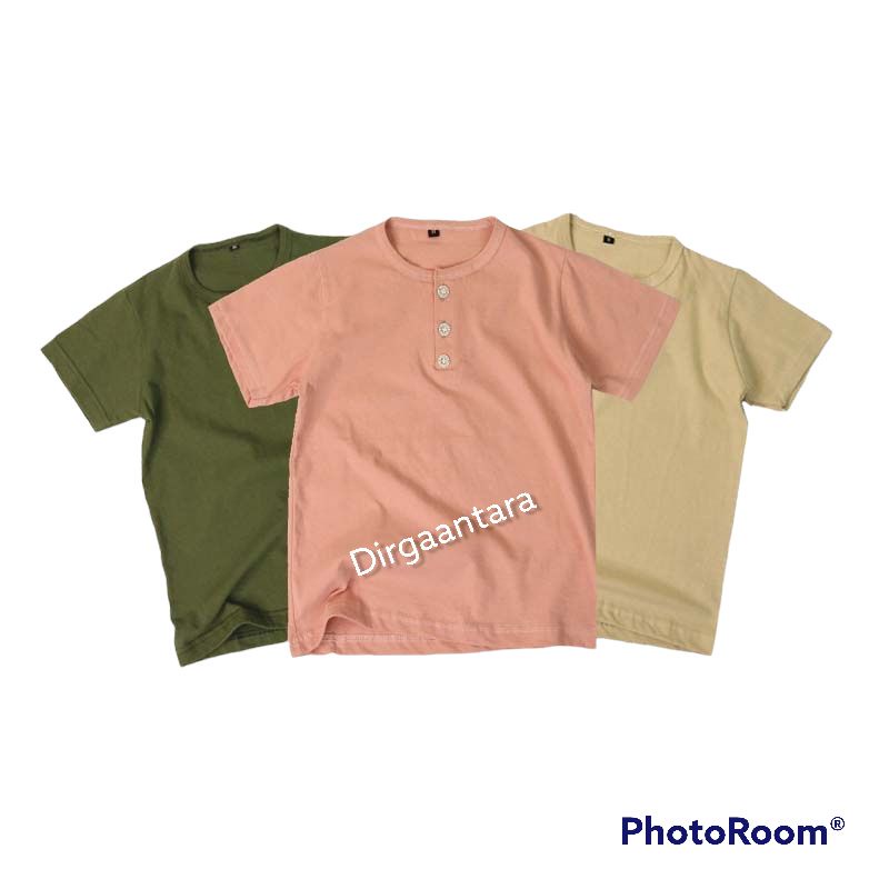 Kaos kancing anak laki/kaod distro kancing polos anak laki2 1-8 tahun