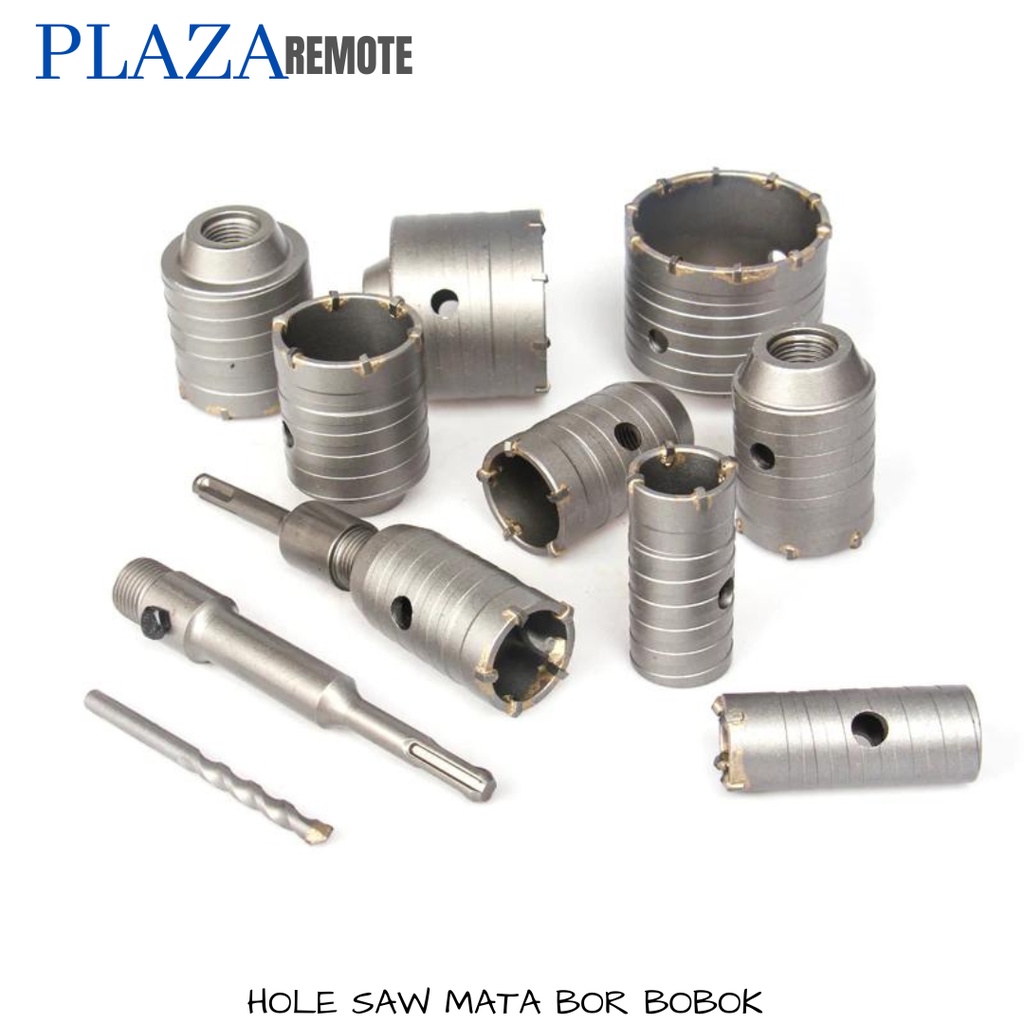 MATA BOR HOLE SAW LUBANG BETON TEMBOK BOBOK HOLESAW TCT 30 - 80 MM