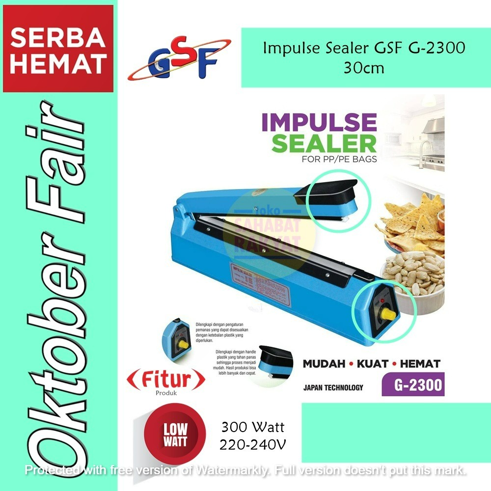 RML1147D Impulse Sealer GSF G-2300 30cm