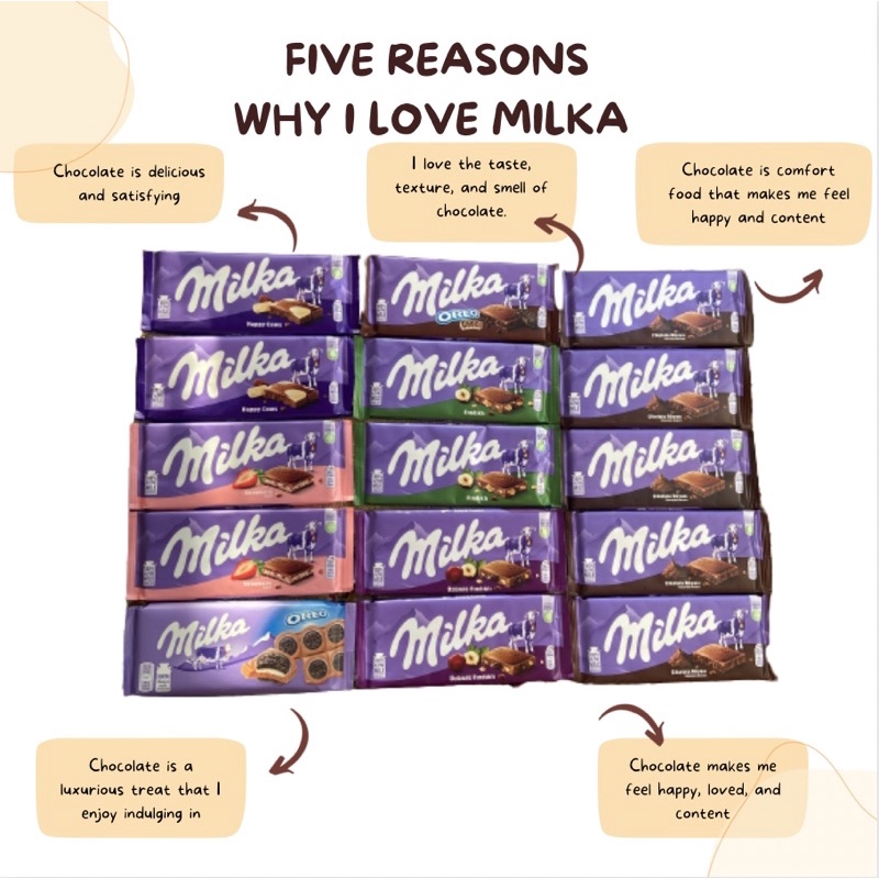 Jual Milka Ready Stock Chocolate Milka Shopee Indonesia 