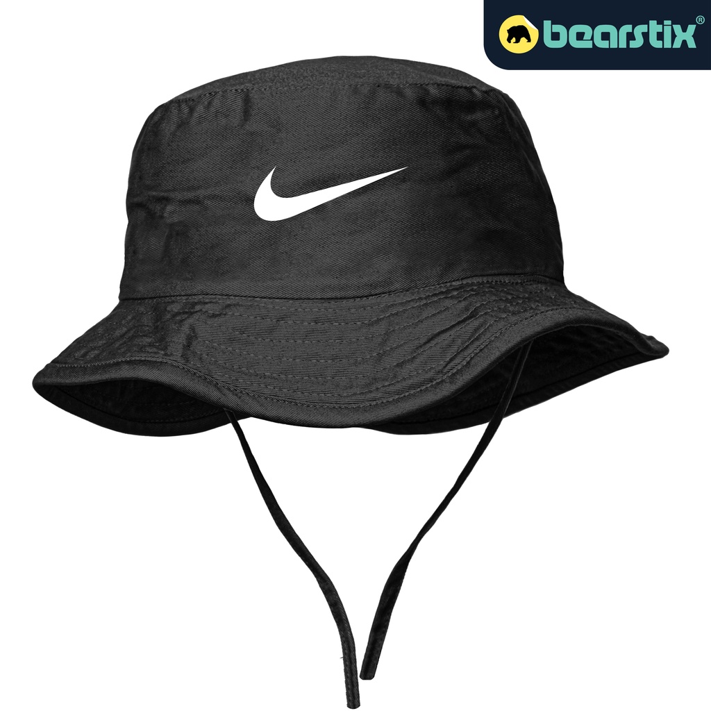 BEARSTIX - Bucket Hat Nike - Topi Bucket Premium - Topi Pantai Aesthetic