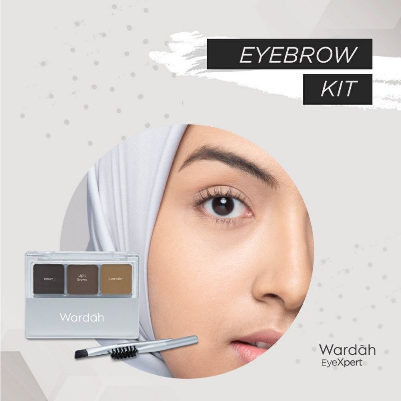 Wardah EyeXpert Eyebrow Kit - Eye Brow Make Up Alis ~ ORIGINAL 100%