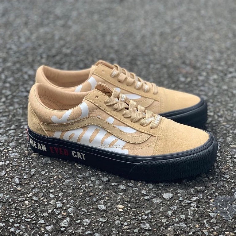 VANS VAULT OLDSKOOL ALMOND BUFF LX X @patta_nl “MEAN EYED CAT 2021” ORIGINAL 100%