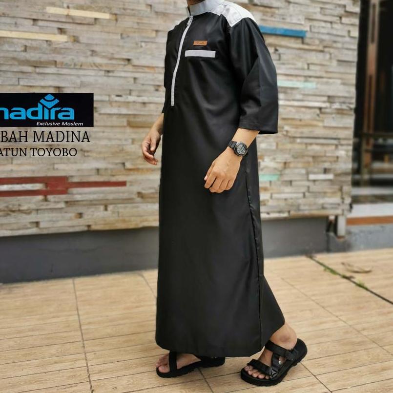 Produk Berkwalitas GAMIS JUBAH WARNA HITAM Katun - JUAL JUBAHBAHAN KATUN WARNA HITAM PUTIH  - JUAL J