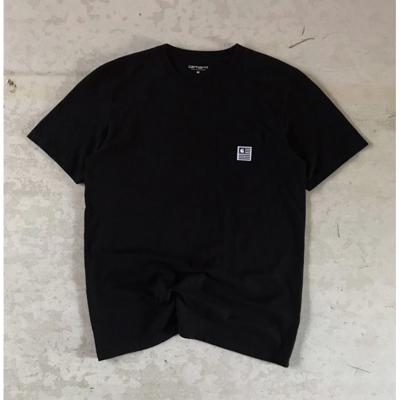 ❌SOLD❌carhartt wip s/s state pocket t/s black