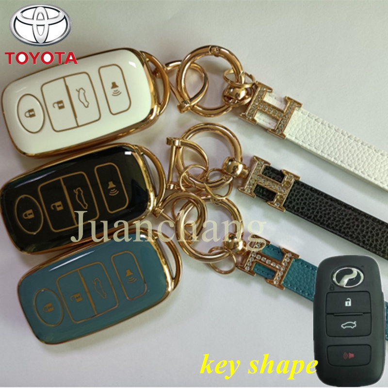 Casing Kunci Mobil Bahan TPU Premium Mewah Untuk Toyota Ativa New Alza Veloz 2022 2022