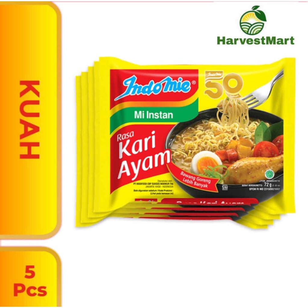 

INDOMIE KARI AYAM ISI 5PCS//HARVESTMART