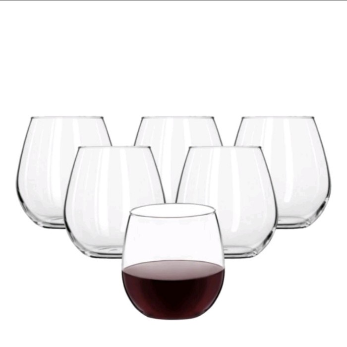 Gelas Kaca TUSCANY Wine/Jus/Anggur Bulat Mewah Bubble Glass Luxury