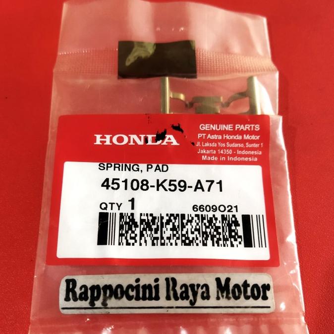 hanya disini] SENG / PER / PLAT KALIPER CAKRAM DEPAN ORI GENIO