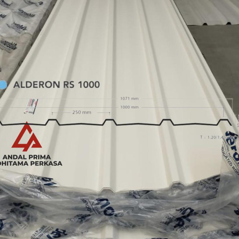 Harga Bersahabat.. Atap Alderon RS Trimdek 1000 pnjg 3.00 Meter - Alderon RS 1000