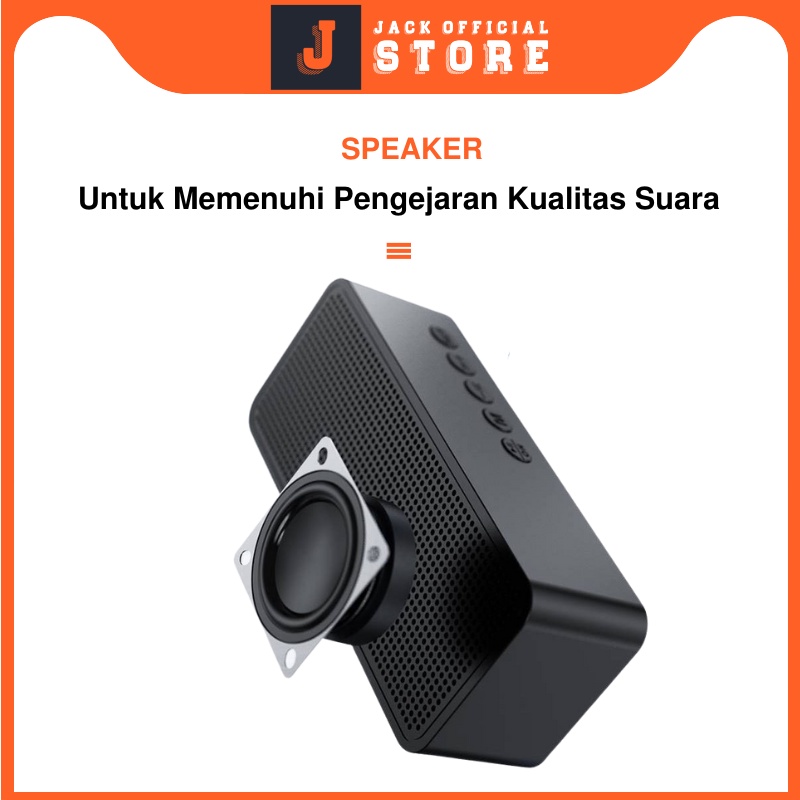 JACKSHOP Speaker Jam Bluetooth Portable Dan FM Radio Wireless Bass Mini Stereo Original Dapat Setting Alarm Untuk Membangunkan Anda LED Display Alarm Jam LED Jam Alarm Jam Meja Jam Mini Jam Audio