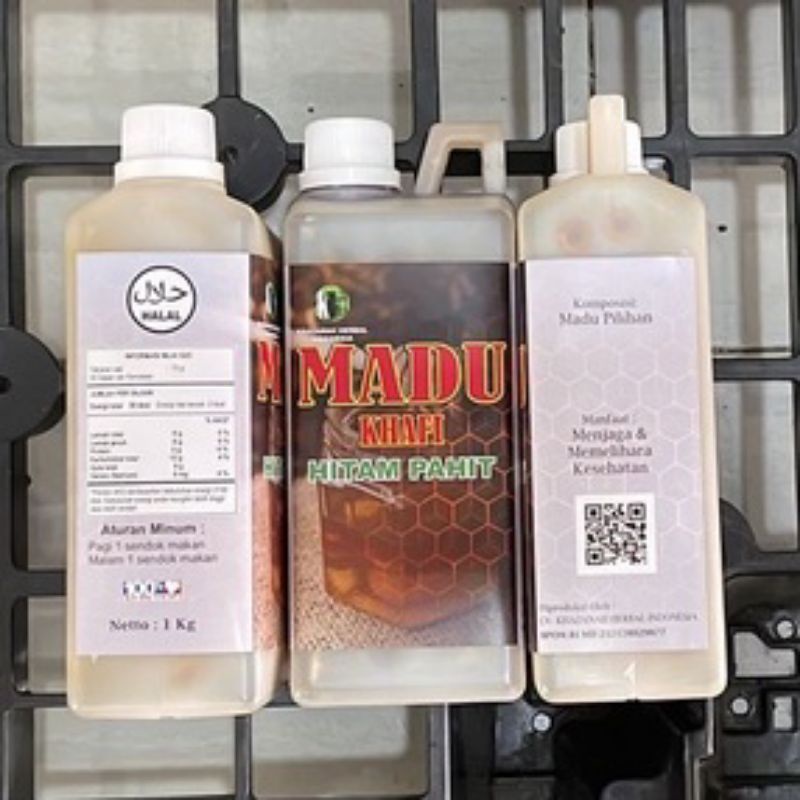 

Madu Hitam pahit khazanah 1kg