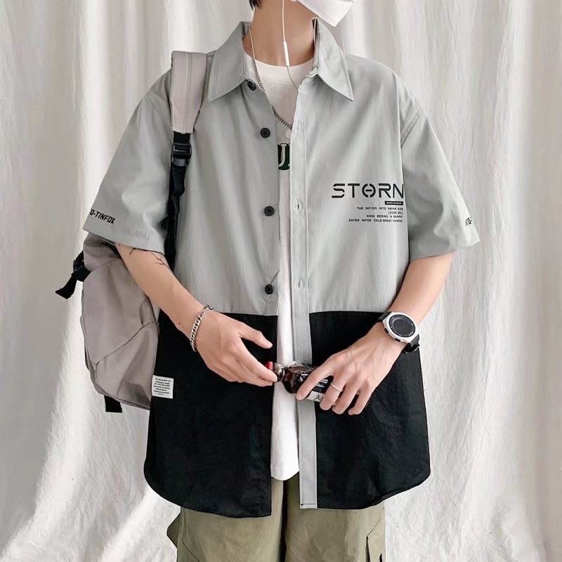 Tshirt Storn Cool Men Premium / Baju Kemeja Pria Storn Bagus Korea Keren Nyaman Bahan Bagus Murah Pr