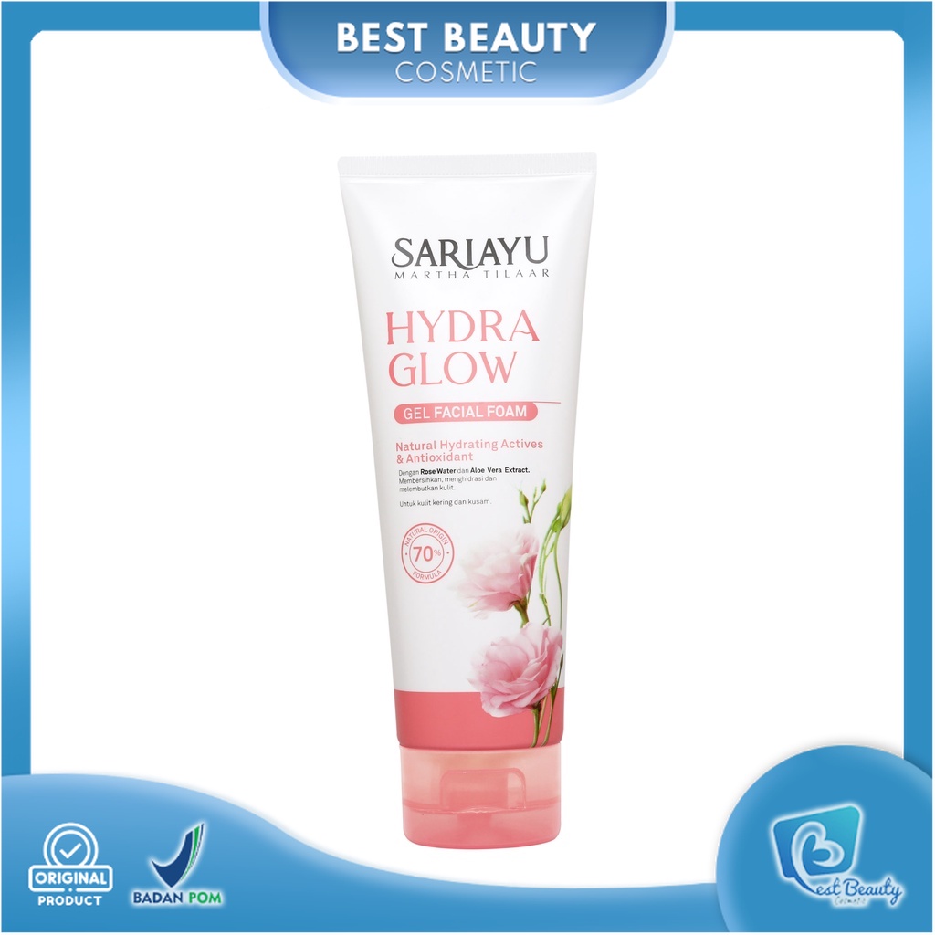 ★ BB ★  Sariayu Hydra Glow Gel Facial Foam 100gr - Sari Ayu