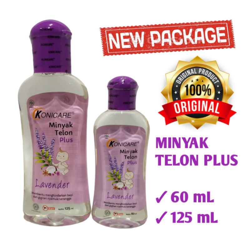 MINYAK TELON KONICARE 125ML PLUS LAVENDER KEMASAN BARU/ MINYAK TELON KONICARE PLUS/ MINYAK TELON KON