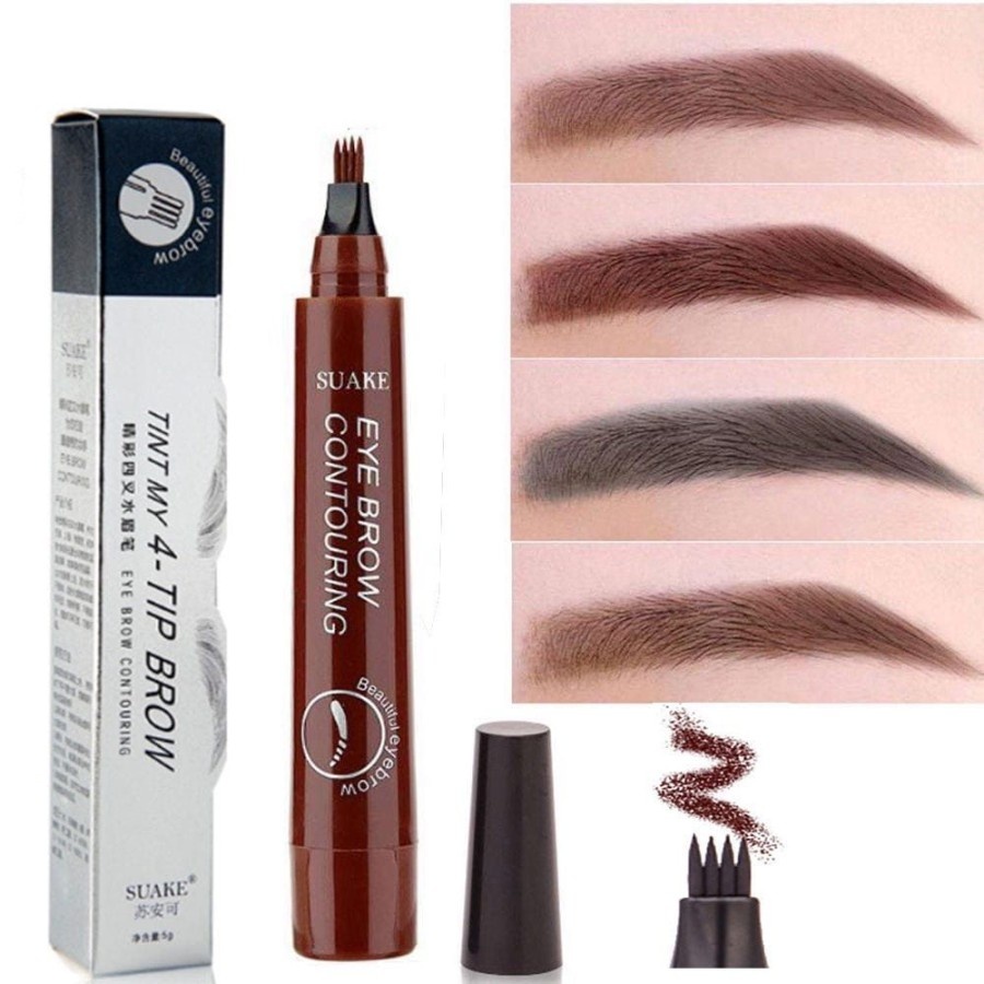 Eye Brow Contouring Suake - Pensil Alis Tahan Lama Dan Anti Air Tint My 4 - Tip Brow