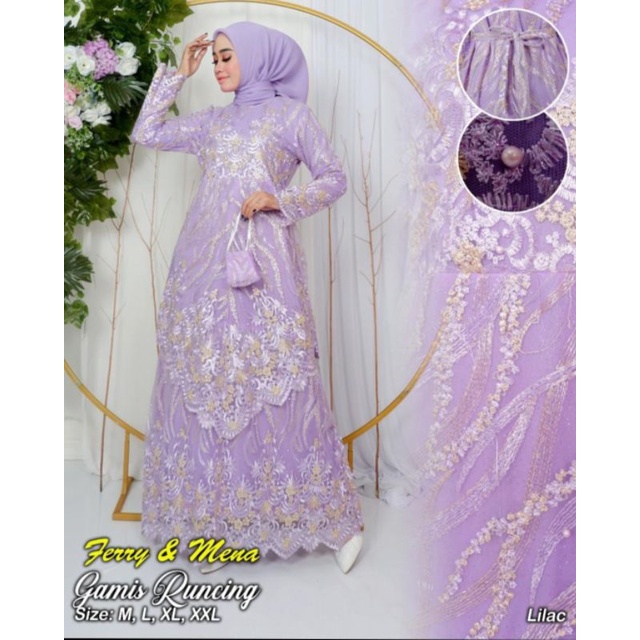 Realpitc Gamis Runcing Two Tone FM / Gamis Original / Gamis Terbaru / Gamis Terlaris