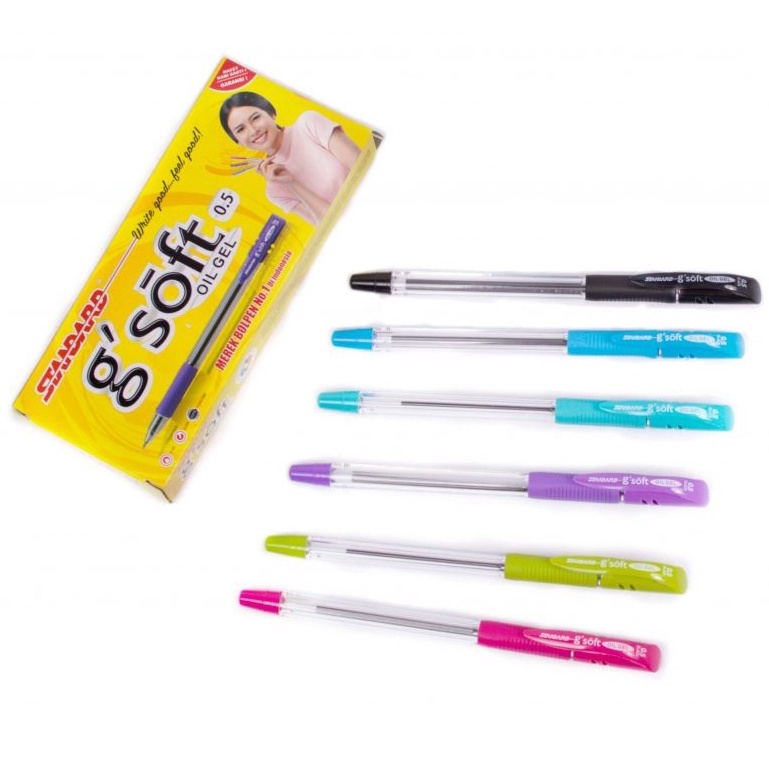 

STANDARD Pulpen G'Soft Alfatip 0.5 mm Pen Oil Gel