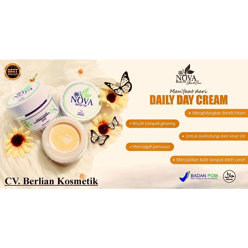 SKINCARE NOVA BEAUTYSKIN_KRIM SIANG ECER DAILY_SKINCARE TERLARIS_SKINCARE TERMURAH_PERAWATAN WAJAH_K