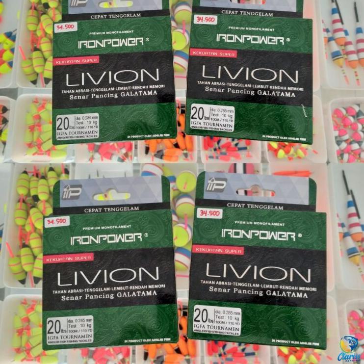 Murah Meriah SENAR PANCING IRONPOWER LIVION