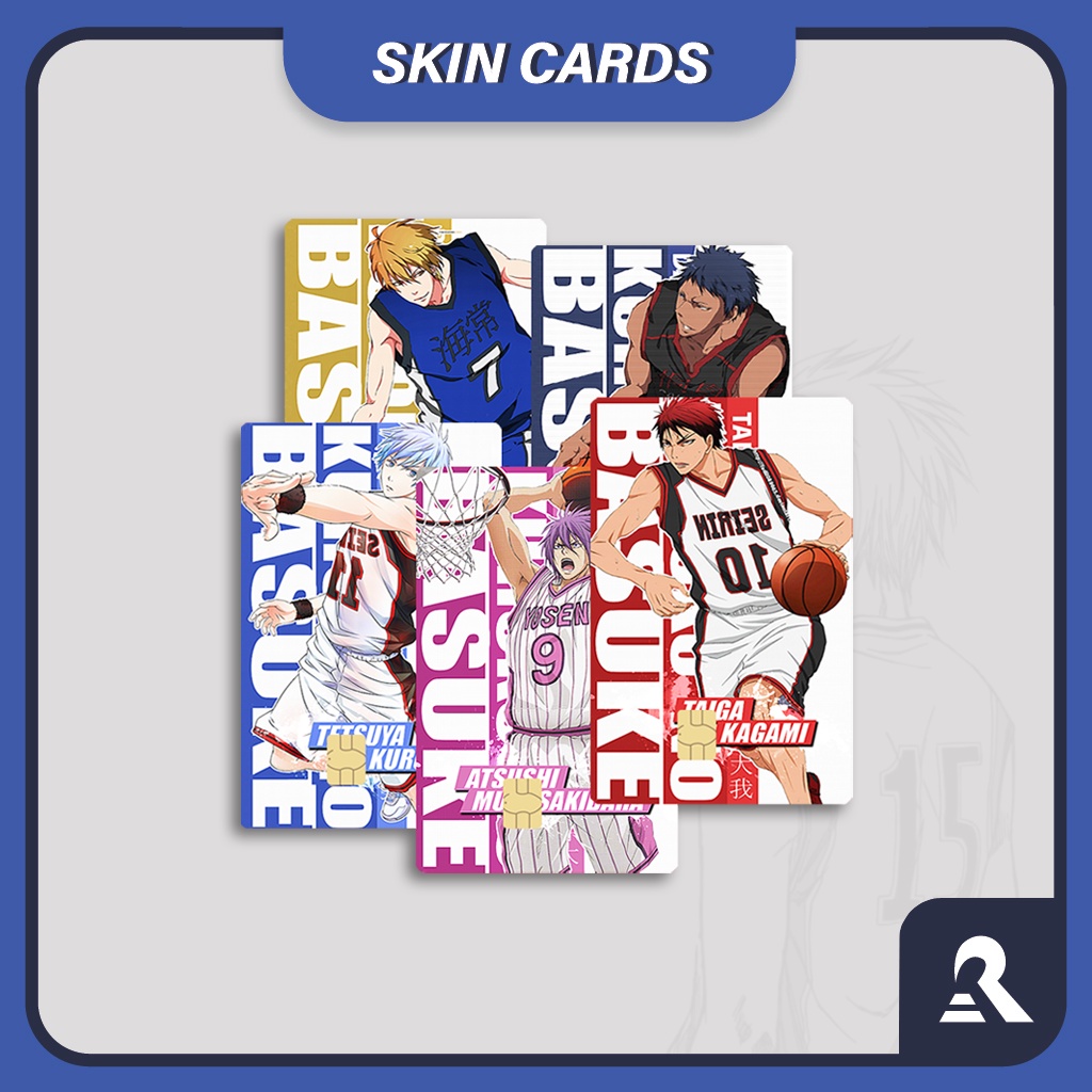 Kuroko Basketball Version (Skin / Sticker Kartu ATM, Flazz, Debit/Kredit) Sticker ATM, Skin Card Ani