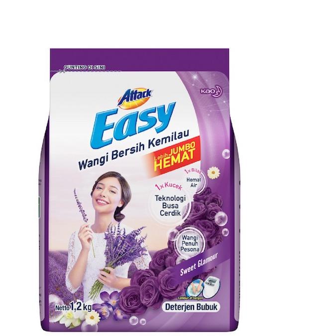 COD✔️Attack Easy Sweet Glamour Deterjen Bubuk 1.2 kg Wangi Bersih Kemilau|SQ6