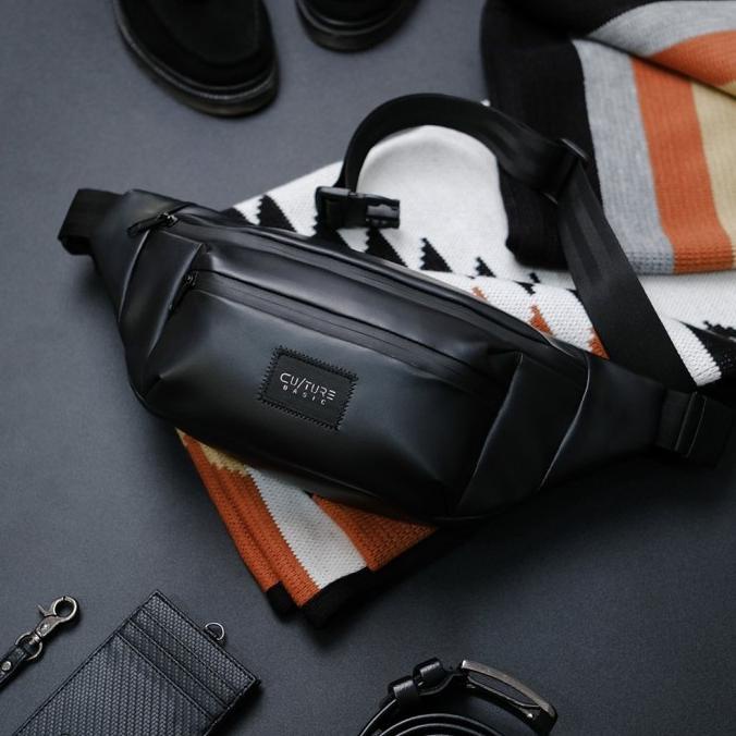 YOOTA TAS PINGGANG/WAISTBAG PRIA KULIT | CULTURE BASIC