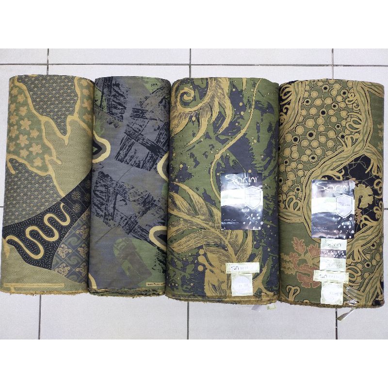 Batik Doby. Toko Kain Batik Bakal Kebaya Warna Sage Green. Bahan Batik Katun Dobby Per 1/2meter = 50