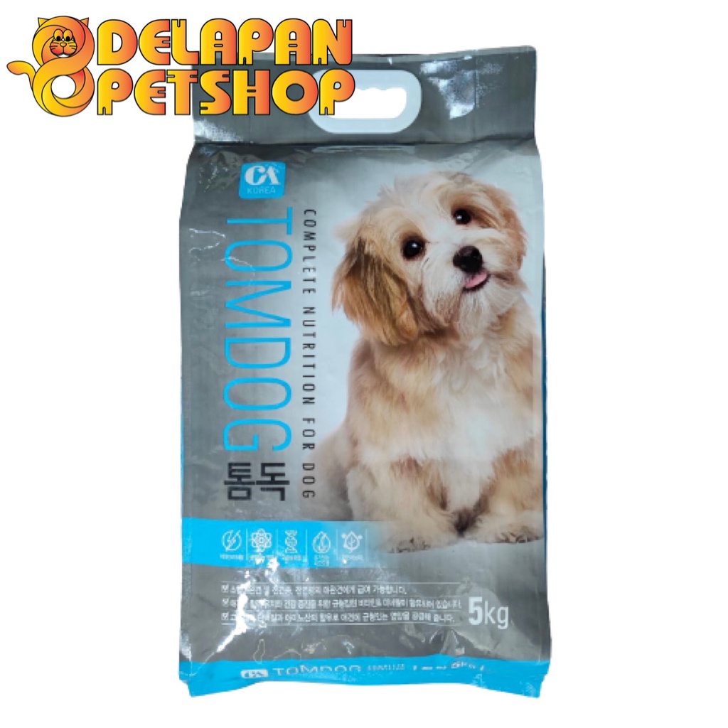 TOMDOG 5 Kg / Super Premium Dog Food / Makanan Anjing Semua Ras &amp; Usia