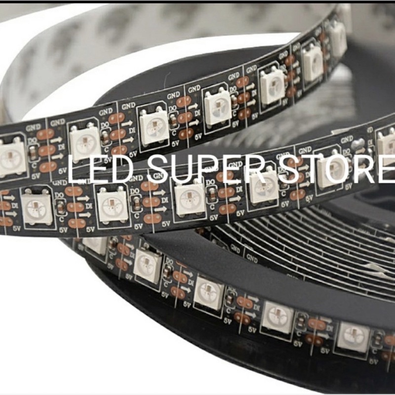 LED Strip Gerak WS2812 5V RGB | Ws 2812 5 Volt - 5 Meter IP20 non Waterproof